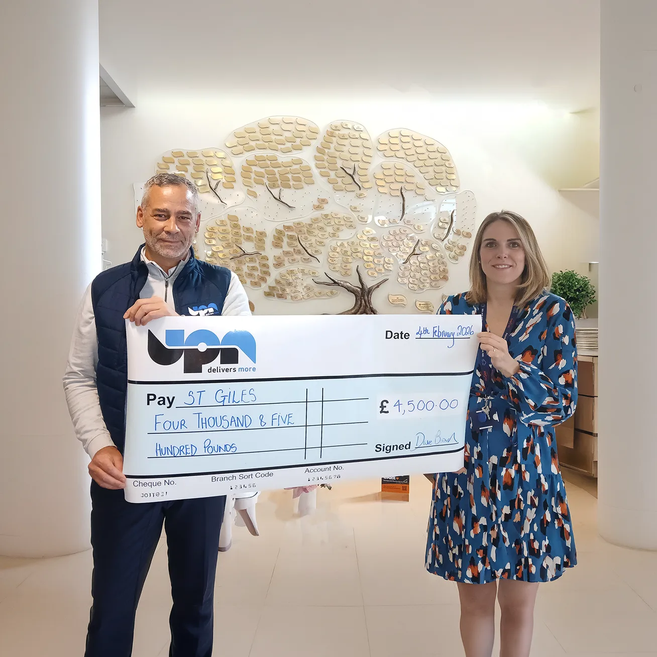 St Giles donation story