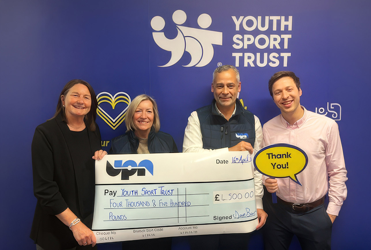 UPN Youth Sport Trust donation